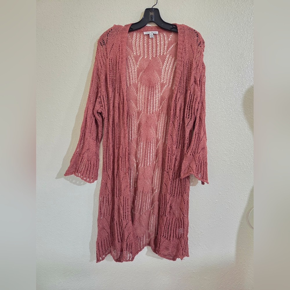 Knit Cardigan , Open Front